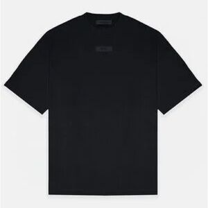 NWT Fear Of God Essential T-shirt - Jet Black